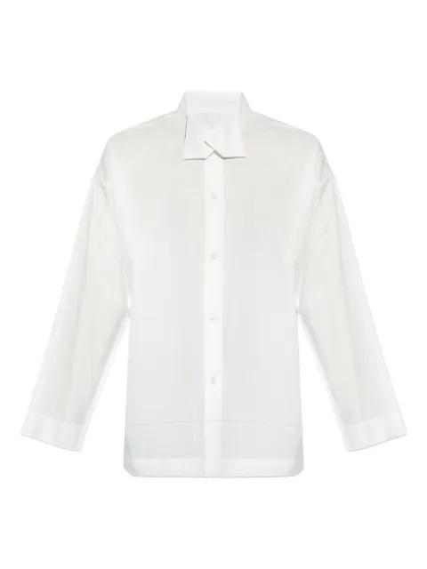 collar buttoned shirt by ISSEY MIYAKE