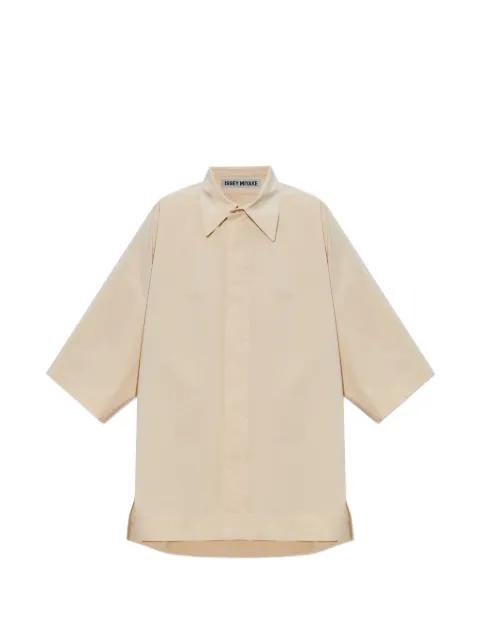 concealed-button shirt by ISSEY MIYAKE