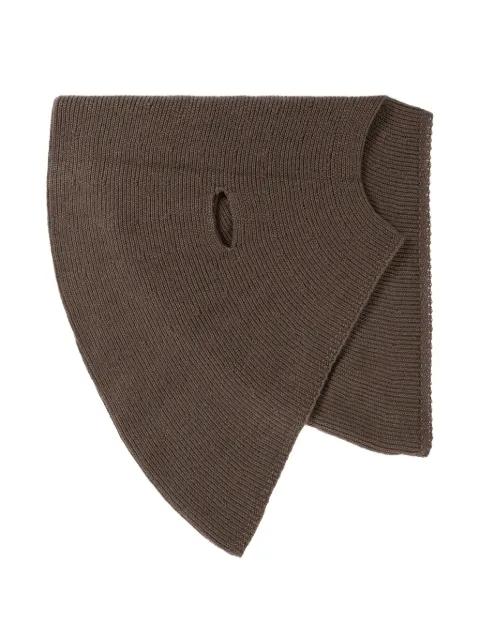 cutout knitted hat by ISSEY MIYAKE