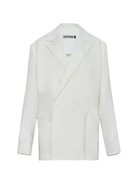 double-breasted blazer by ISSEY MIYAKE