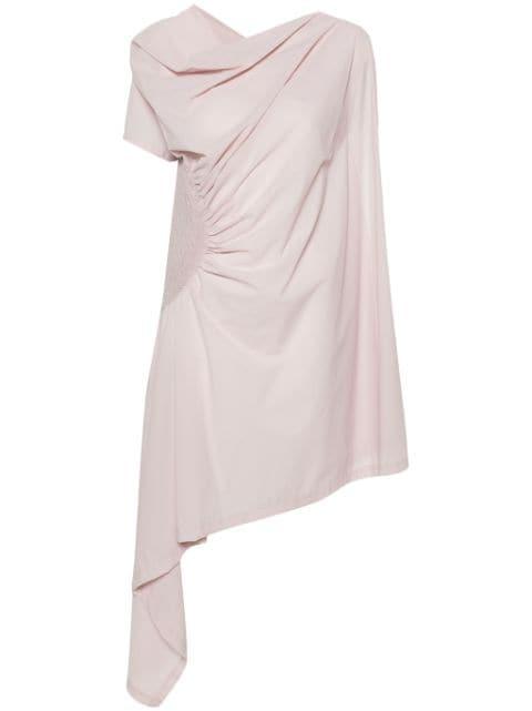 draped asymmetric dress by ISSEY MIYAKE