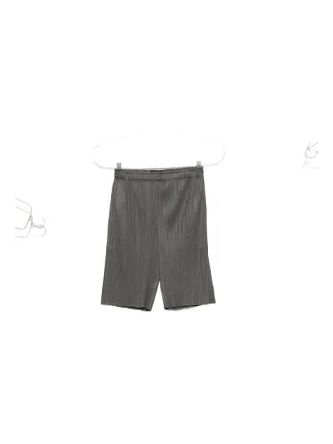 elasticated-waist pleated shorts by ISSEY MIYAKE