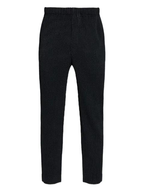 elasticated-waist pleated trousers by ISSEY MIYAKE