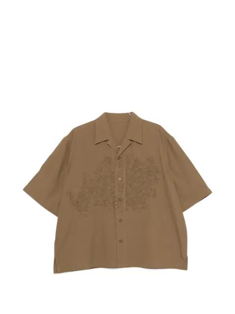 embroidered short-sleeve shirt by ISSEY MIYAKE