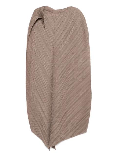 flared pleated dress by ISSEY MIYAKE