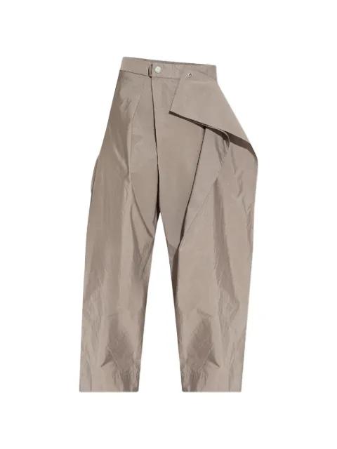 folded-detail trousers by ISSEY MIYAKE