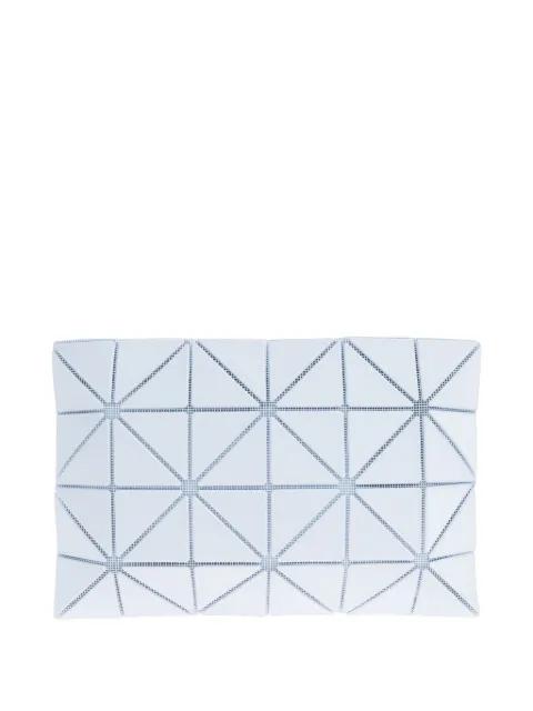 geometric-pattern clutch bag by ISSEY MIYAKE