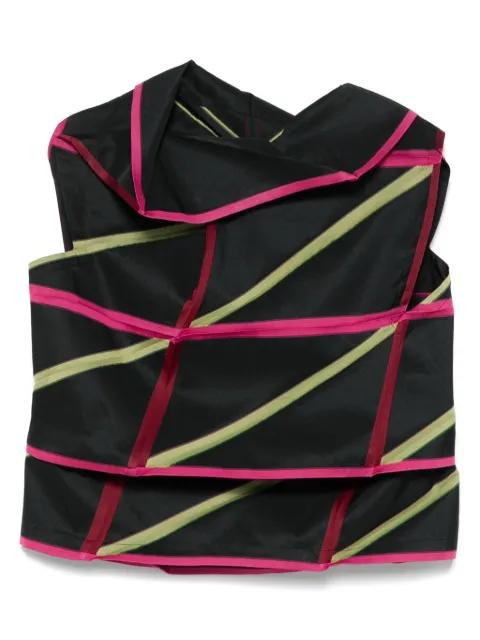 jacquard top by ISSEY MIYAKE