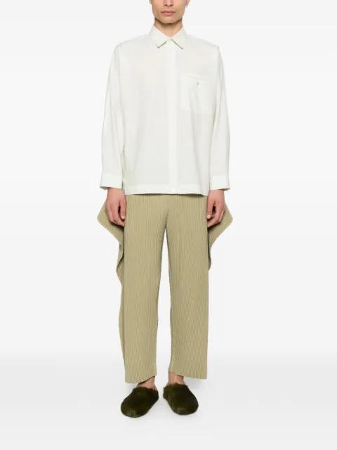 long-sleeve boxy shirt by ISSEY MIYAKE