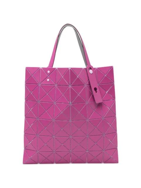 pink lucent tote bag by ISSEY MIYAKE