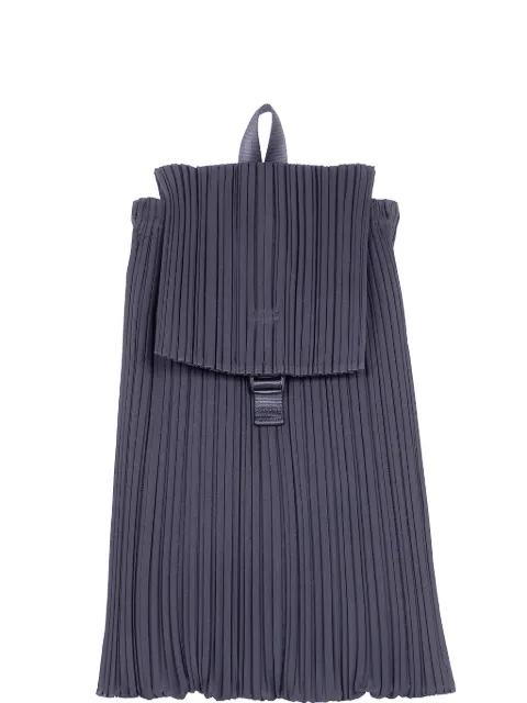 pleated backpack by ISSEY MIYAKE