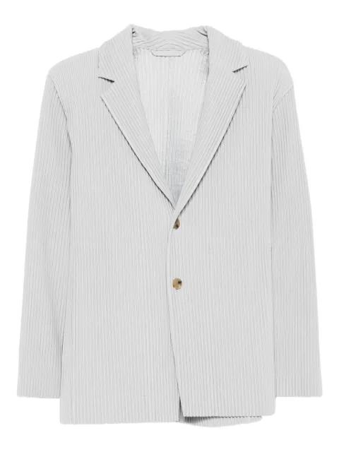 pleated button blazer by ISSEY MIYAKE
