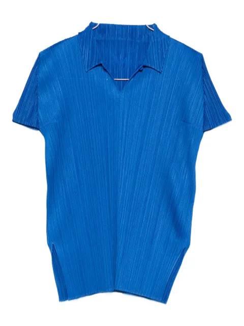 pleated buttoned top by ISSEY MIYAKE