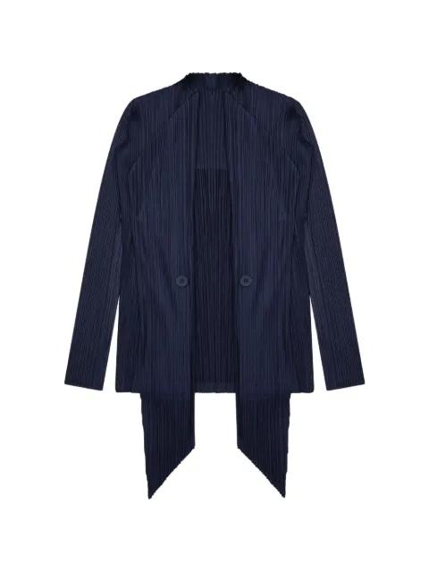 pleated cardigan by ISSEY MIYAKE