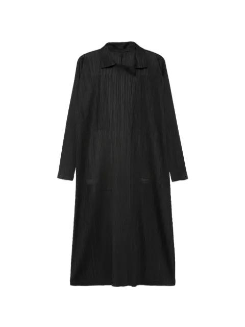 pleated coat by ISSEY MIYAKE