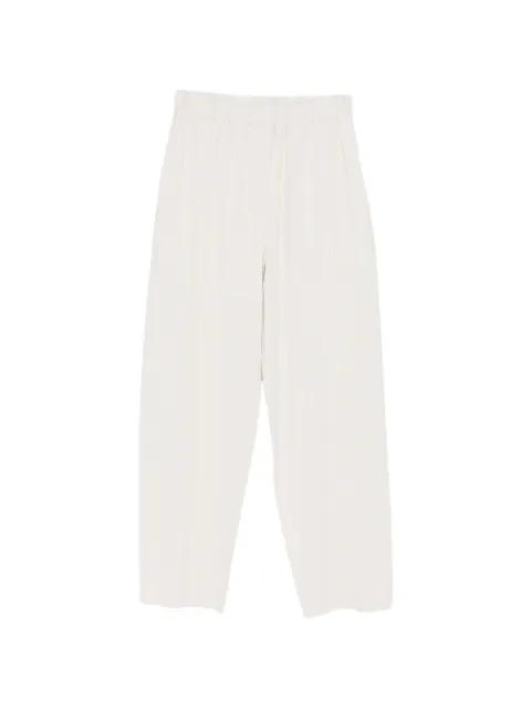 pleated cropped trousers by ISSEY MIYAKE