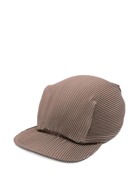 pleated hat by ISSEY MIYAKE