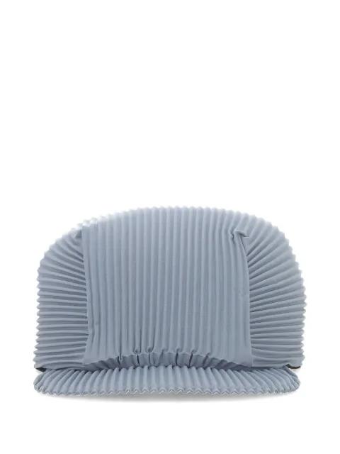 pleated hat by ISSEY MIYAKE