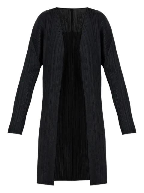pleated long coat by ISSEY MIYAKE
