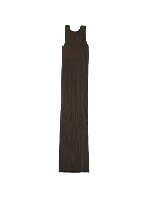 pleated maxi dress by ISSEY MIYAKE
