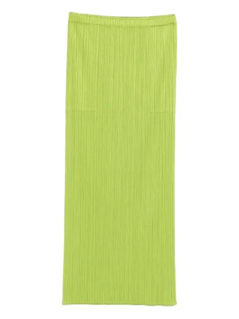 pleated mid skirt by ISSEY MIYAKE