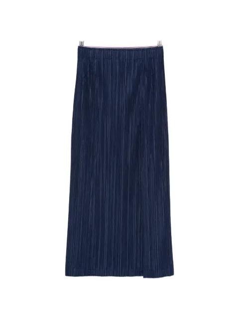 pleated midi skirt by ISSEY MIYAKE