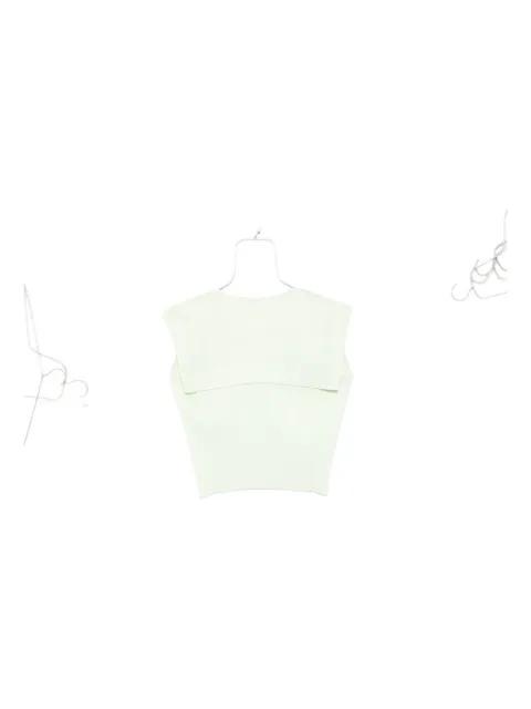 pleated panelled blouse by ISSEY MIYAKE