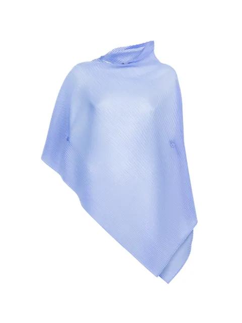 pleated poncho by ISSEY MIYAKE