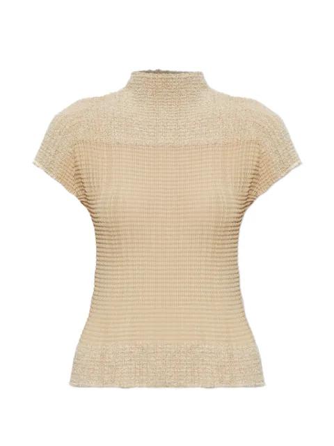 pleated short-sleeve T-shirt by ISSEY MIYAKE