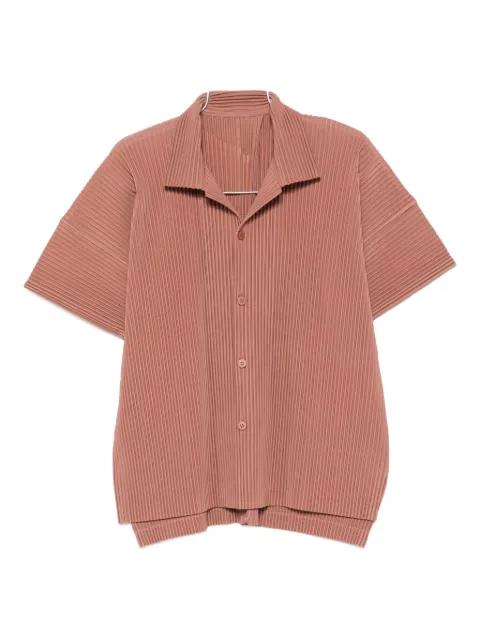 pleated short-sleeved shirt by ISSEY MIYAKE