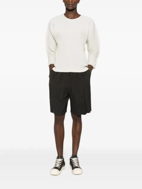 pleated shorts by ISSEY MIYAKE