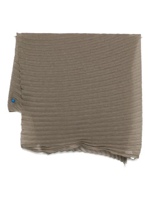 pleated silk scarf by ISSEY MIYAKE