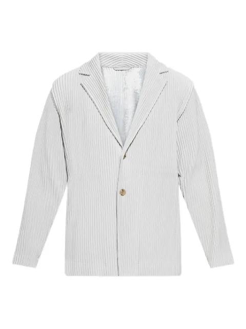 pleated single-breasted blazer by ISSEY MIYAKE