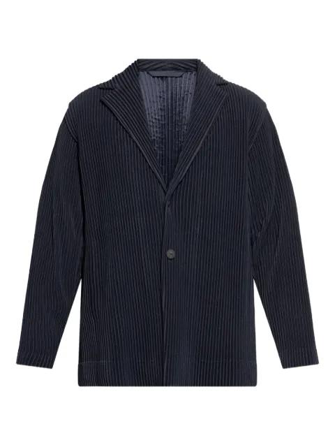 pleated single-breasted blazer by ISSEY MIYAKE