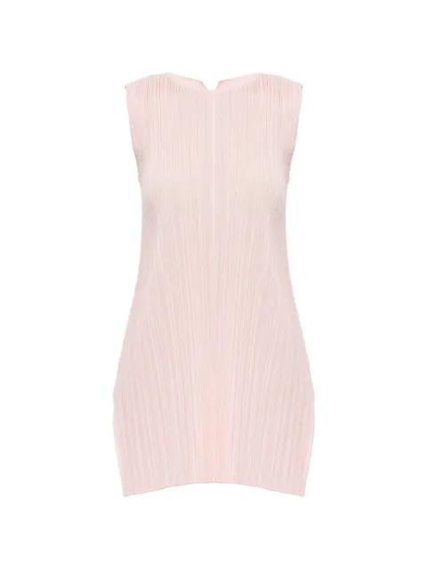 pleated sleeveless blouse by ISSEY MIYAKE