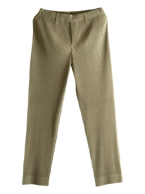 pleated straight-leg trousers by ISSEY MIYAKE