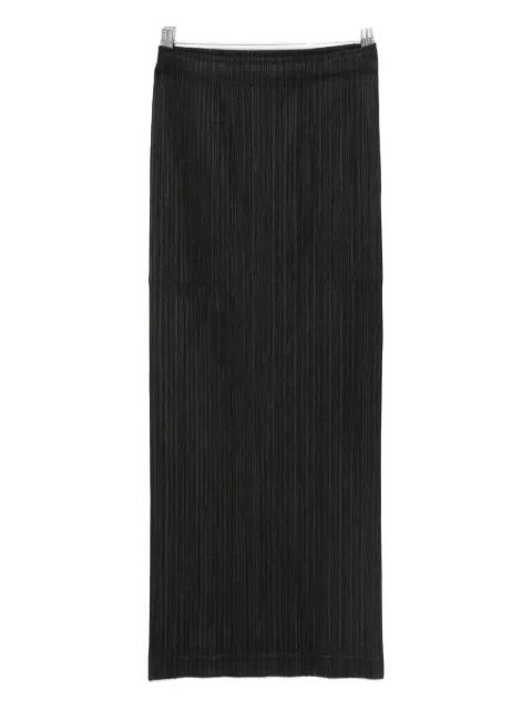 pleated straight skirt by ISSEY MIYAKE