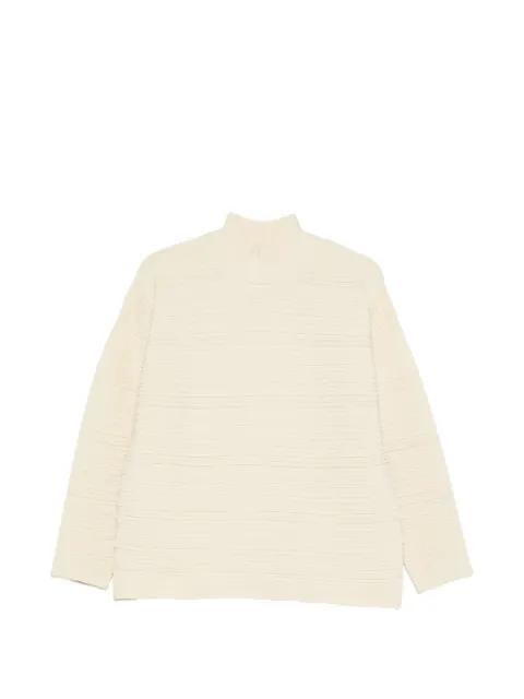pleated sweater by ISSEY MIYAKE