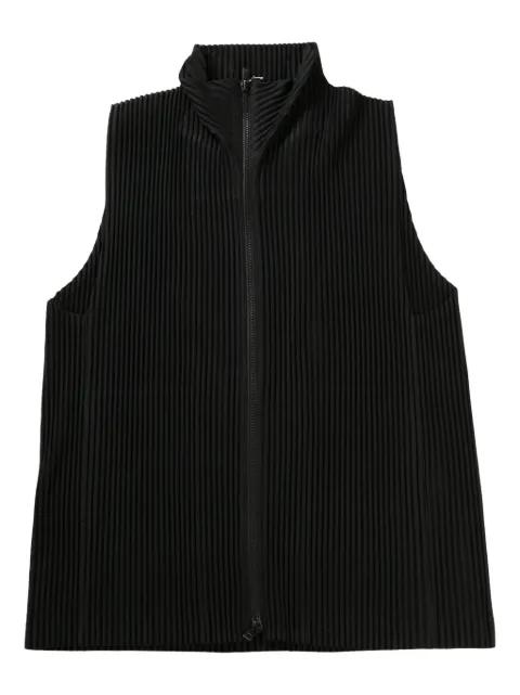 pleated vest by ISSEY MIYAKE