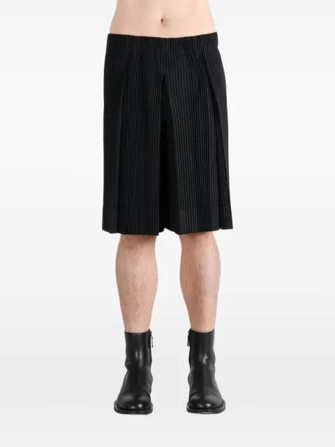 pleated wide-leg shorts by ISSEY MIYAKE