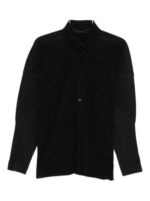 plissé buttoned shirt by ISSEY MIYAKE
