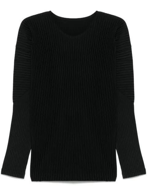 plissé-effect T-shirt by ISSEY MIYAKE