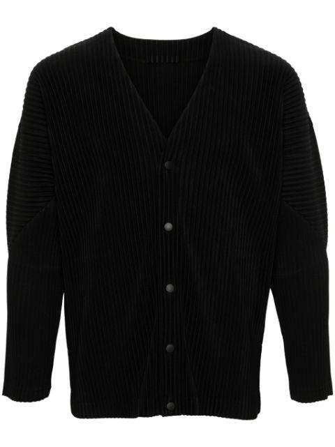 plissé-effect cardigan by ISSEY MIYAKE