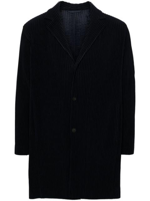 plissé-effect coat by ISSEY MIYAKE
