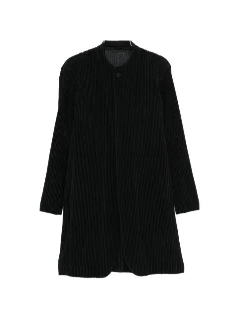 plissé-effect coat by ISSEY MIYAKE