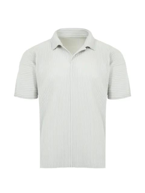 plissé-effect polo shirt by ISSEY MIYAKE