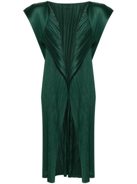 plissé midi vest by ISSEY MIYAKE
