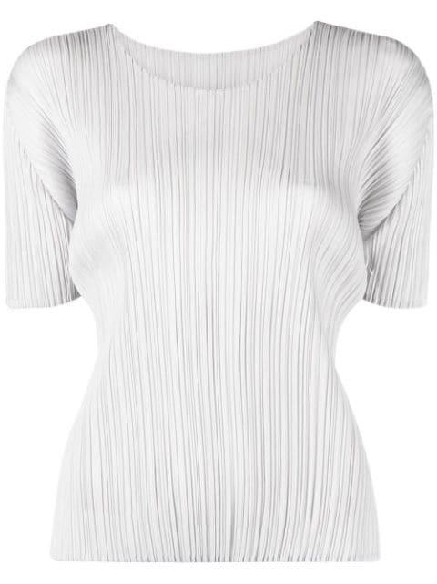 plissé short-sleeve T-shirt by ISSEY MIYAKE