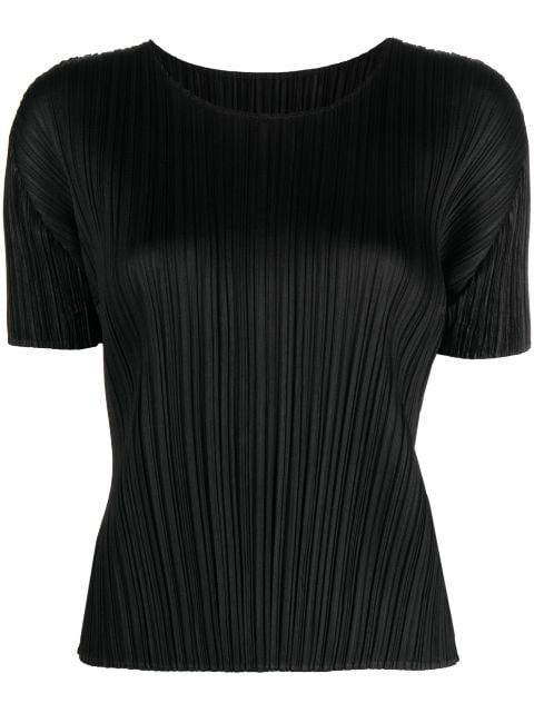 plissé short-sleeve T-shirt by ISSEY MIYAKE