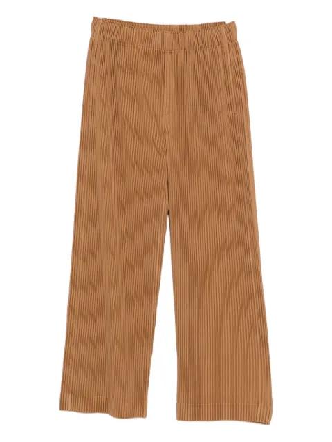 plissé straight-leg trousers by ISSEY MIYAKE